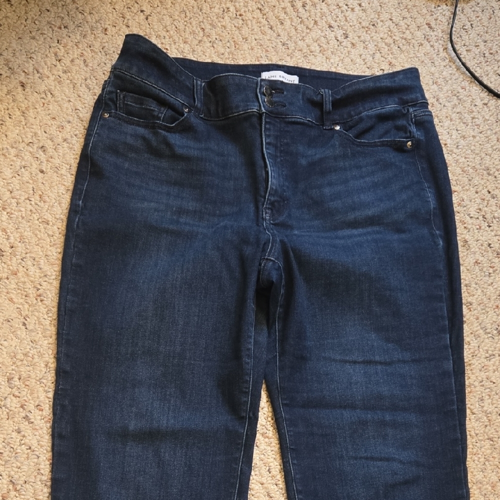 Lane Bryant Dark Blue Boot Cut Jeans